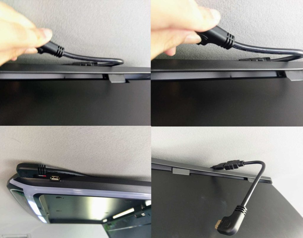 HDMI隠し配線⇒本体接続